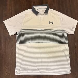 Under Armour Heat Gear Dry Fit Polo Size Large
